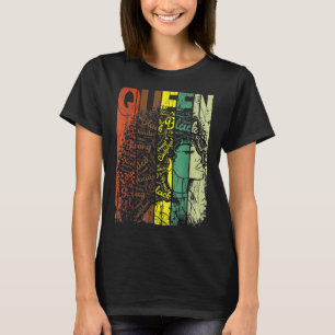 Love Her Black History Month Queen Melanin Afro Fr T-Shirt
