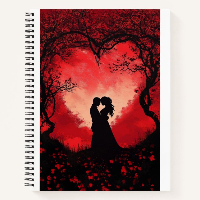 Love her with  valentaine  notebook (Front)