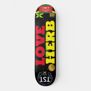 LOVE HERB JMT JAMAICA 8 1/4" Skateboard Deck
