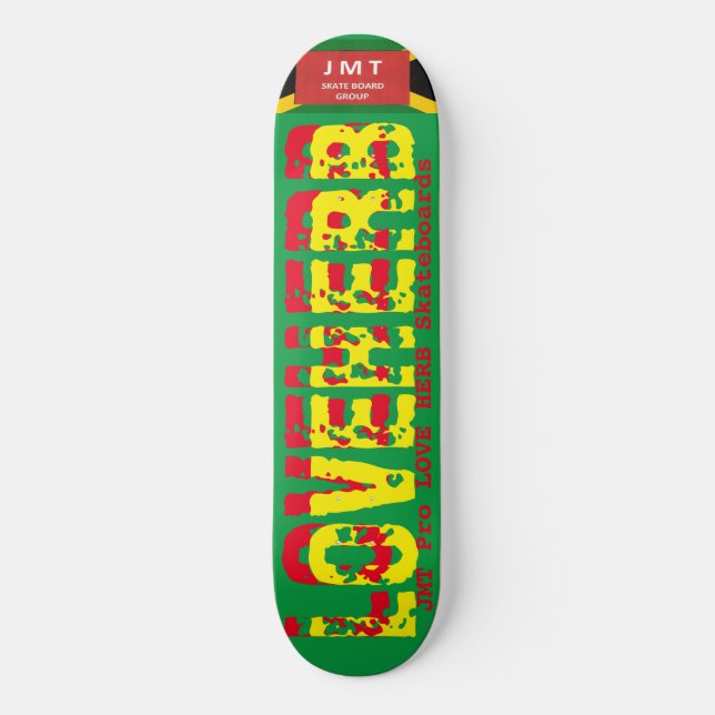 LOVE HERB  JMTJ 8 1/4" Skateboard Deck (Front)