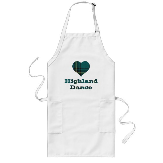 Love Highland Dance Long Apron (Front)