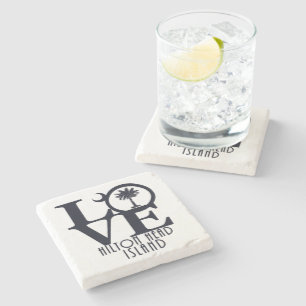 LOVE Hilton Head Island Stone Coaster