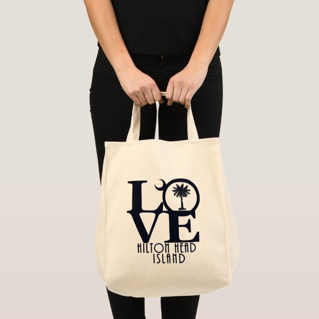 LOVE Hilton Head Island Tote Bag (Front (Product))