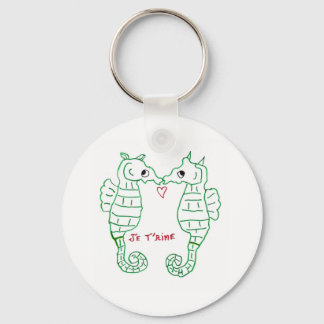 LOVE HIPPOCAMPS.jpg Key Ring