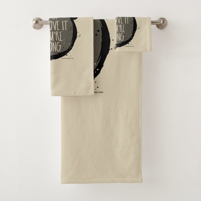 Love Hockey Bath Towel Set (Insitu)