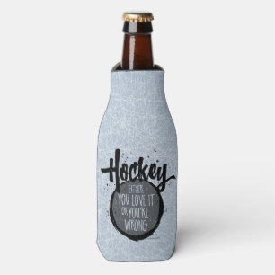Love Hockey Bottle Cooler