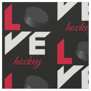 Love hockey fabric