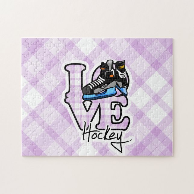 Love Hockey Jigsaw Puzzle (Horizontal)