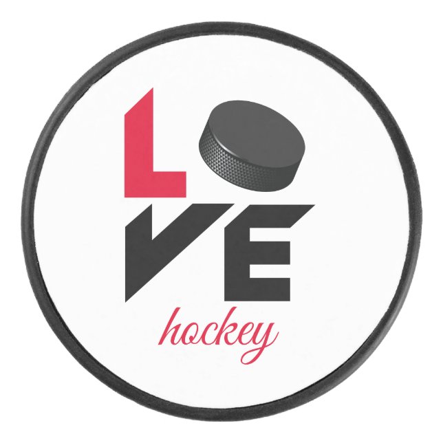 Love hockey puck (Front)