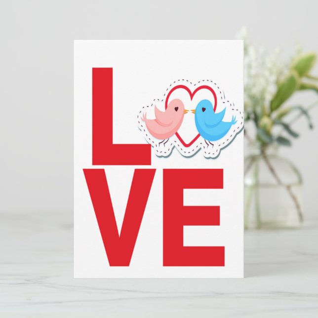 love holiday card (Standing Front)