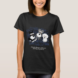 Love, Home - Schnauzer Dark T-Shirt (Women)
