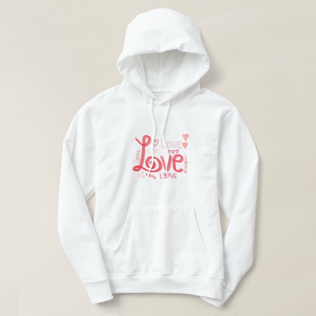 LOVE Hooded Sweatshirt Unisex (Design Front)