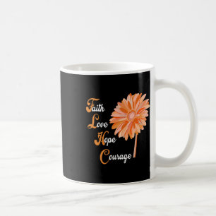 Love Hope Courage Aml Leukaemia Awareness Coffee Mug