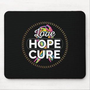 Love Hope Cure Children's Cancer Sufferers Byttle Mouse Pad