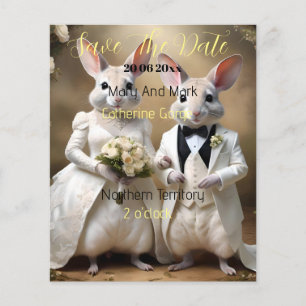 "Love Hops Down Under: A Bilby Wedding Celebration Flyer