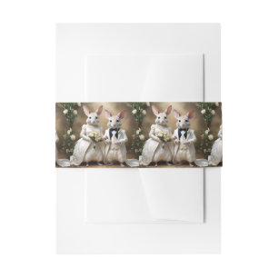 "Love Hops Down Under: A Bilby Wedding Celebration Invitation Belly Band