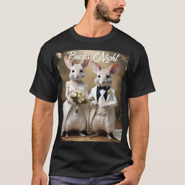 "Love Hops Down Under: A Bilby Wedding Celebration T-Shirt (Front)