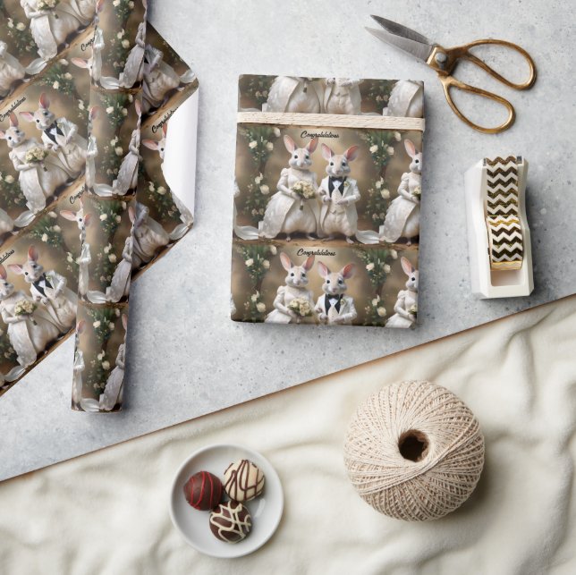 "Love Hops Down Under: A Bilby Wedding Celebration Wrapping Paper (Crafts)