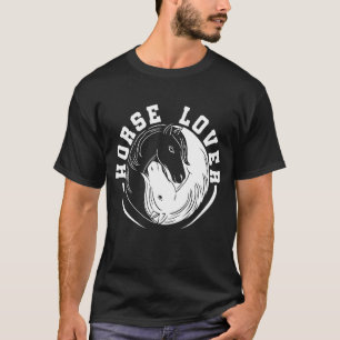 Love Horse Graphic Horse Lover Equestrian Rider Ho T-Shirt