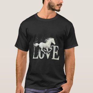 Love Horse Horseback Riding Horse Rider Race Lover T-Shirt