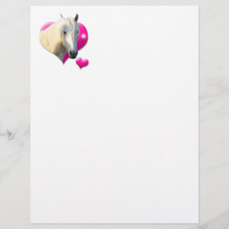 Love Horse Letter Paper