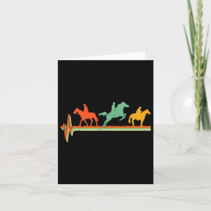 Love Horse Mum Horseback Rider Equestrian Riding J Card