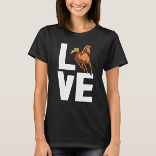 Love Horses Riding Rider Horse Love Party T-Shirt