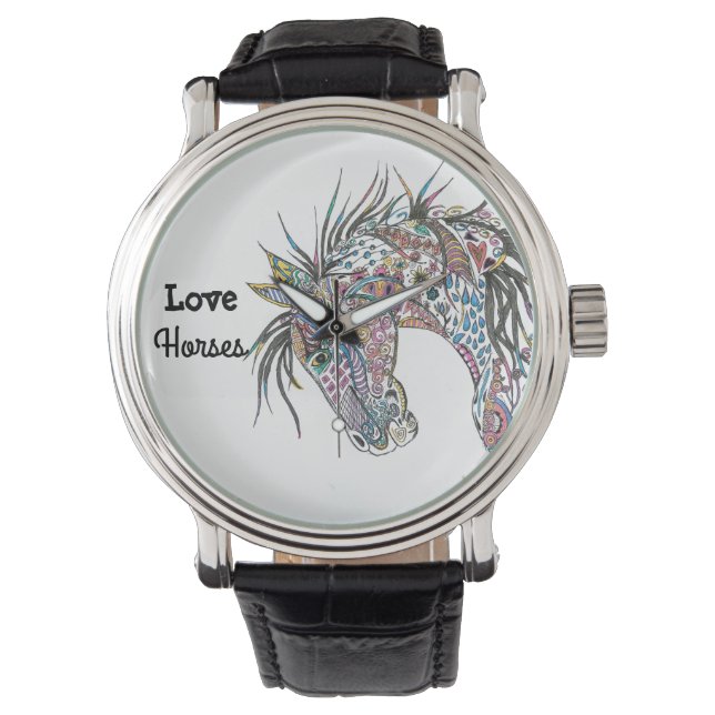 Love Horses watch (Front)