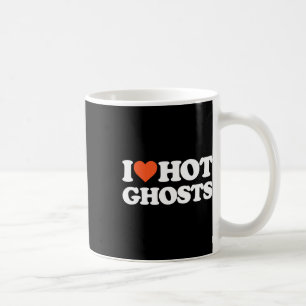 Love Hot Ghosts - I Heart Hot Ghosts - Y Ghost Coffee Mug