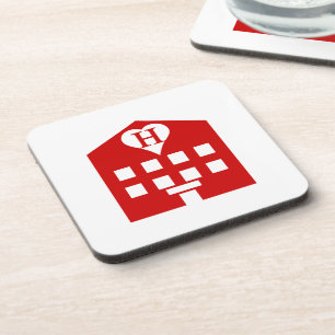Love Hotel Japanese Emoji Coaster