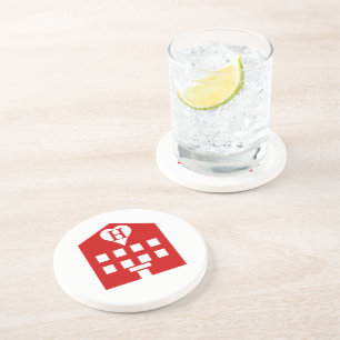 Love Hotel Japanese Emoji Coaster
