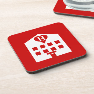 Love Hotel Japanese Emoji Coaster