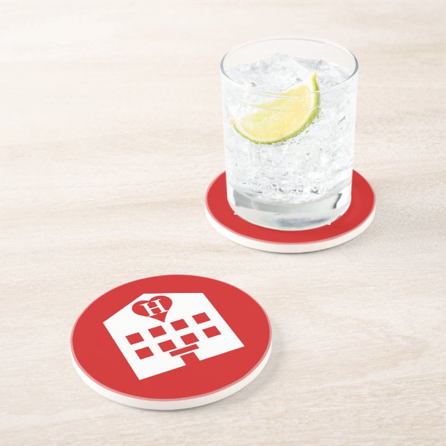 Love Hotel Japanese Emoji Coaster (Side)