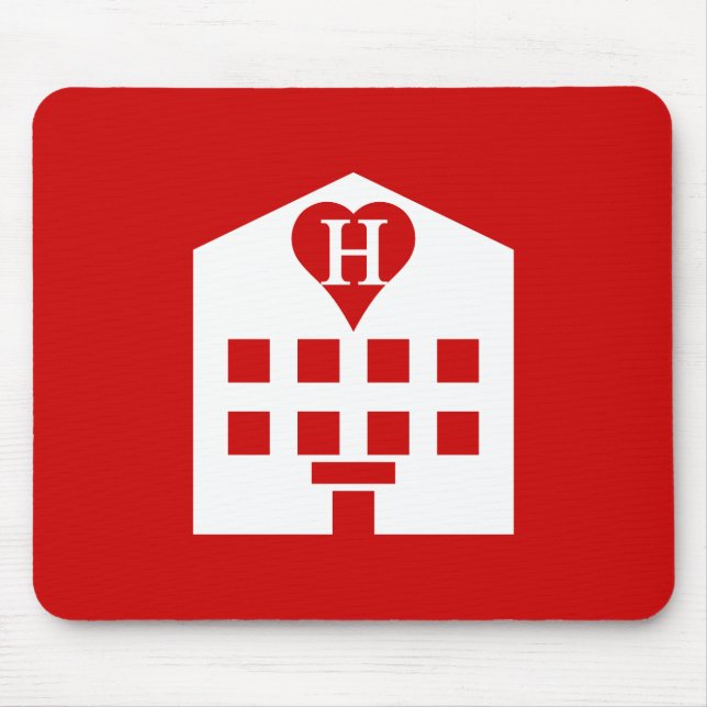 Love Hotel Japanese Emoji Mouse Pad (Front)