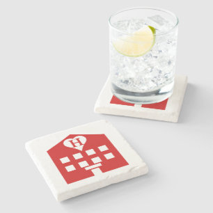 Love Hotel Japanese Emoji Stone Coaster