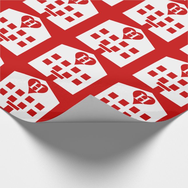 Love Hotel Japanese Emoji Wrapping Paper (Corner)