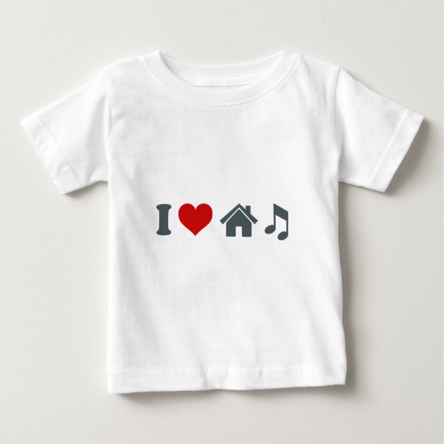 Love House Music Baby T-Shirt (Front)