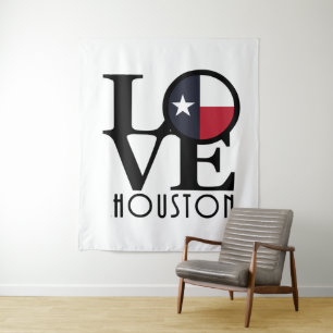 LOVE Houston Tapestry