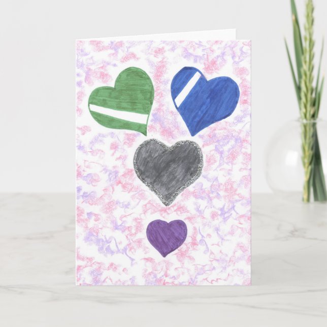 Love Hues Greeting Card (Front)