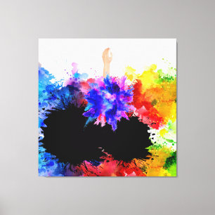 Love humanity will not perish modern art 1. canvas print