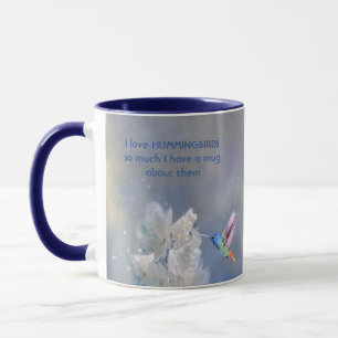 Love HUMMINGBIRDS so much I  So Much Fun Quote Mug