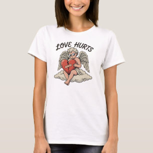 Love Hurts Cupid Angel T-Shirt