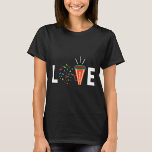 Love I Cheerleading Cheerleader Girl Gymnastics Ac T-Shirt