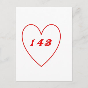 Love, I Love You Postcard