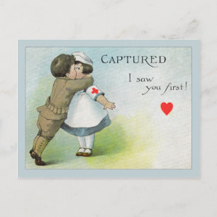 Love I Saw you First Postcard