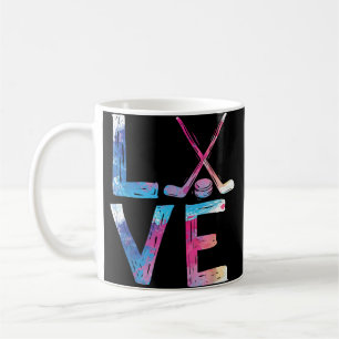 Love Ice Hockey Girls Hockey Gifts Womens Ice Hock Coffee Mug