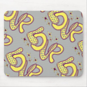 Love in 1960s style mouse pad