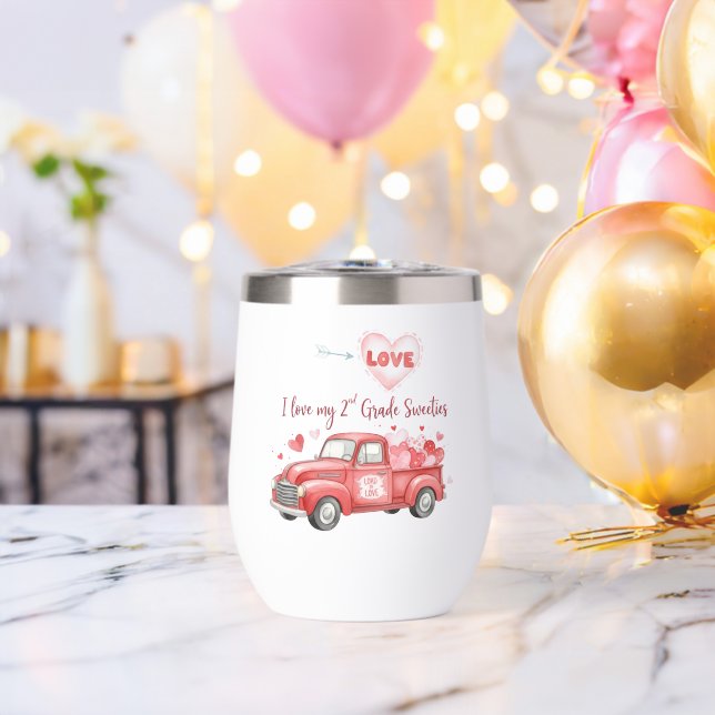 Love in 2nd Grade Sucks Teacher – Cute Valentine  (Bachelor Party (Rotated))