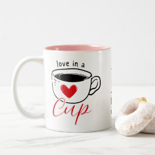Love in a Cup – Funny Coffee Mug for Java Addicts
