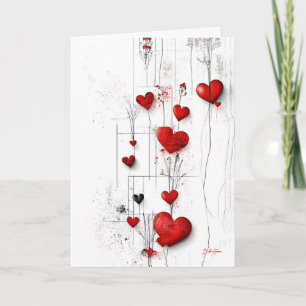 Love in Abstract Valentine's Day Card